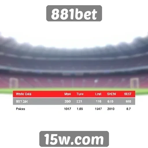 Comparativo de odds oferecidas pela 881bet
