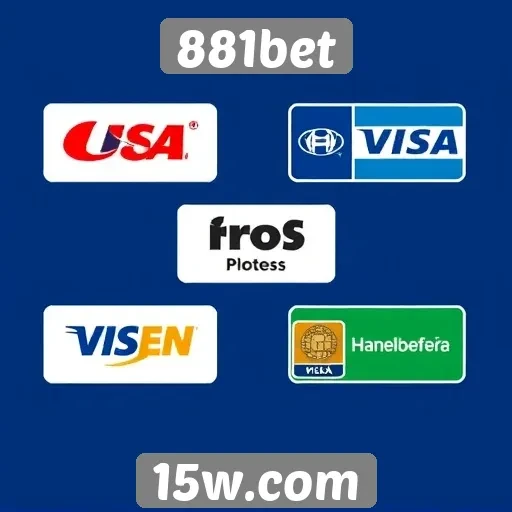 Métodos de pagamento disponíveis no site 881bet